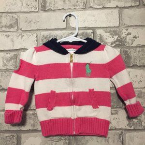 Ralph Lauren Zip-Up[ Sweater Size 9 Months